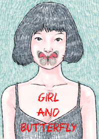 Girl and Butterfly