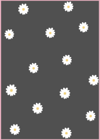 flowers bloom/grayblack pink