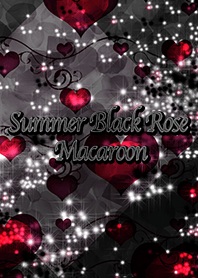 Summer Black Rose Macaroon