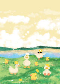 little duck pink flower1