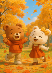 Golden Autumn Happy Dance