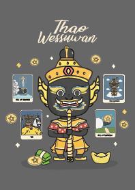 ท้าวเวสสุวรรณ : มีโชค ร่ำรวยเงินทอง