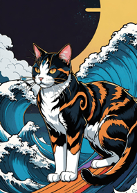 Lautan Kucing Ukiyo-e 48
