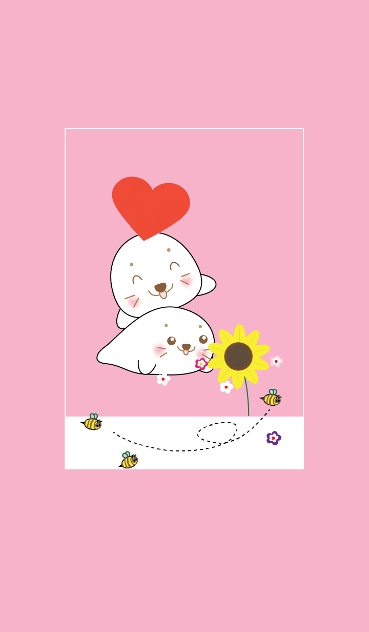 Simple cute seal theme (JP)