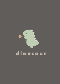 simple dinosaur black