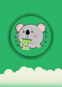Simple Koala Love Green Color (JP)