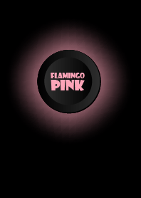 Flamingo Pink Button In Black V.2