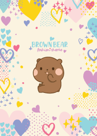 Brown Bears Heart Cutie