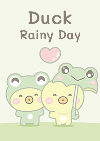 Duck on rainy day!