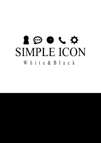 SIMPLE ICON White&Black