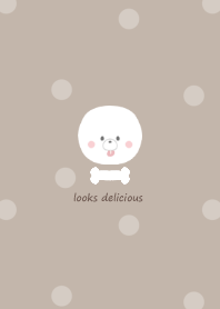 Fluffy Bichon Frise -mocha beige- 2