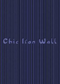 Chic Iron Wall [blue]