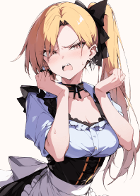 她一臉嫌棄的瞪著你 31