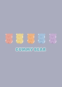yammy gummy bear / mist purple
