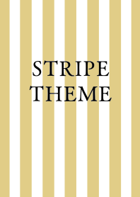 STRIPE THEMEj-WHITE&OCHER
