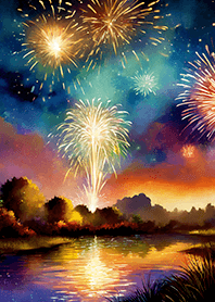 Beautiful Fireworks Theme#701