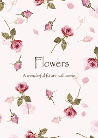 Life with Antique Flower Rose.1.