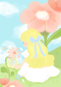 baby blooming : pink&mint chat