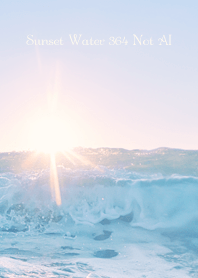 Sunset Water 364 Not AI