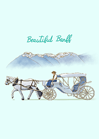 Beautiful Banff illustration 1/bluegreen