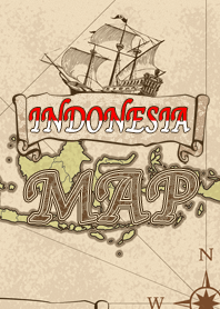 印尼古董地圖（為了世界）