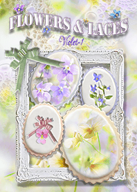 Flowers & Laces Violet1