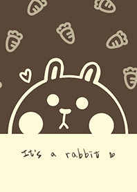 Bunny and Carrot J-Dark Brown (Ye5)