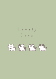 ちいさな猫。ピスタチオグリーン