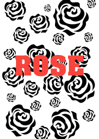 Cutting picture of rose. -BLACK-