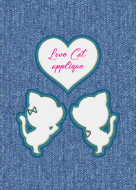 Love Cat Applique 37