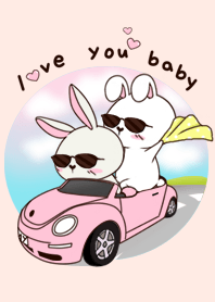 Couple rabbit theme