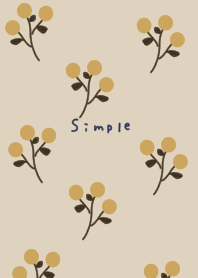 大人お洒落。黄色のお花。