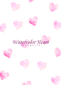 WatercolorHeart PINKWHITE 15