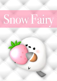 Cute fruit and snow fairy