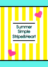 SummerSimpleStripe&Heart#POP
