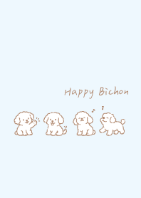 Happy Bichon_purple