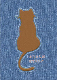 I am a Cat Applique 45
