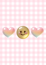 かわいいぷっくりシール-smile-