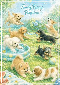 bluegreen Sunny Puppy Playtime