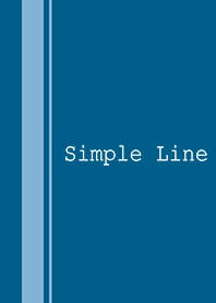 Simple Line*blue and white