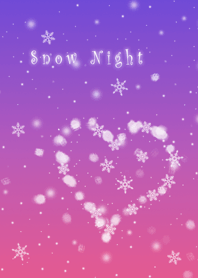 Snow Night ~purple