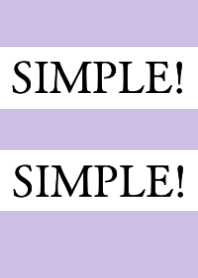 SIMPLE!SIMPLE!-DUSTY PURPLE