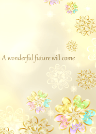 Life turns around, rainbow clover.