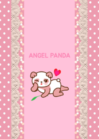 Pink Angel Panda 