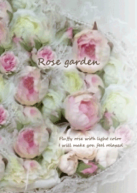 sweet pastel rose garden