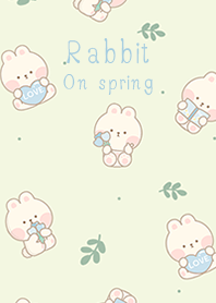 Bunny on green spring!