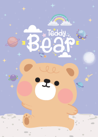 Teddy Bear Mini Galaxy Violet