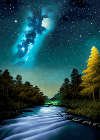 Beautiful starry night view#1897