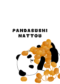 Panda sushi natto.