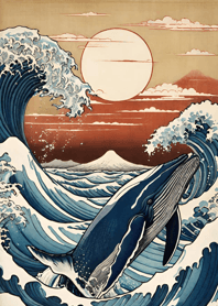 อุกิโยะเอะ - วาฬ 558089